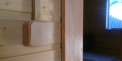 Установка выключателя в деревянном доме, LEGRAND QUTEO